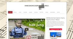 Desktop Screenshot of hanssachschor-wels.at